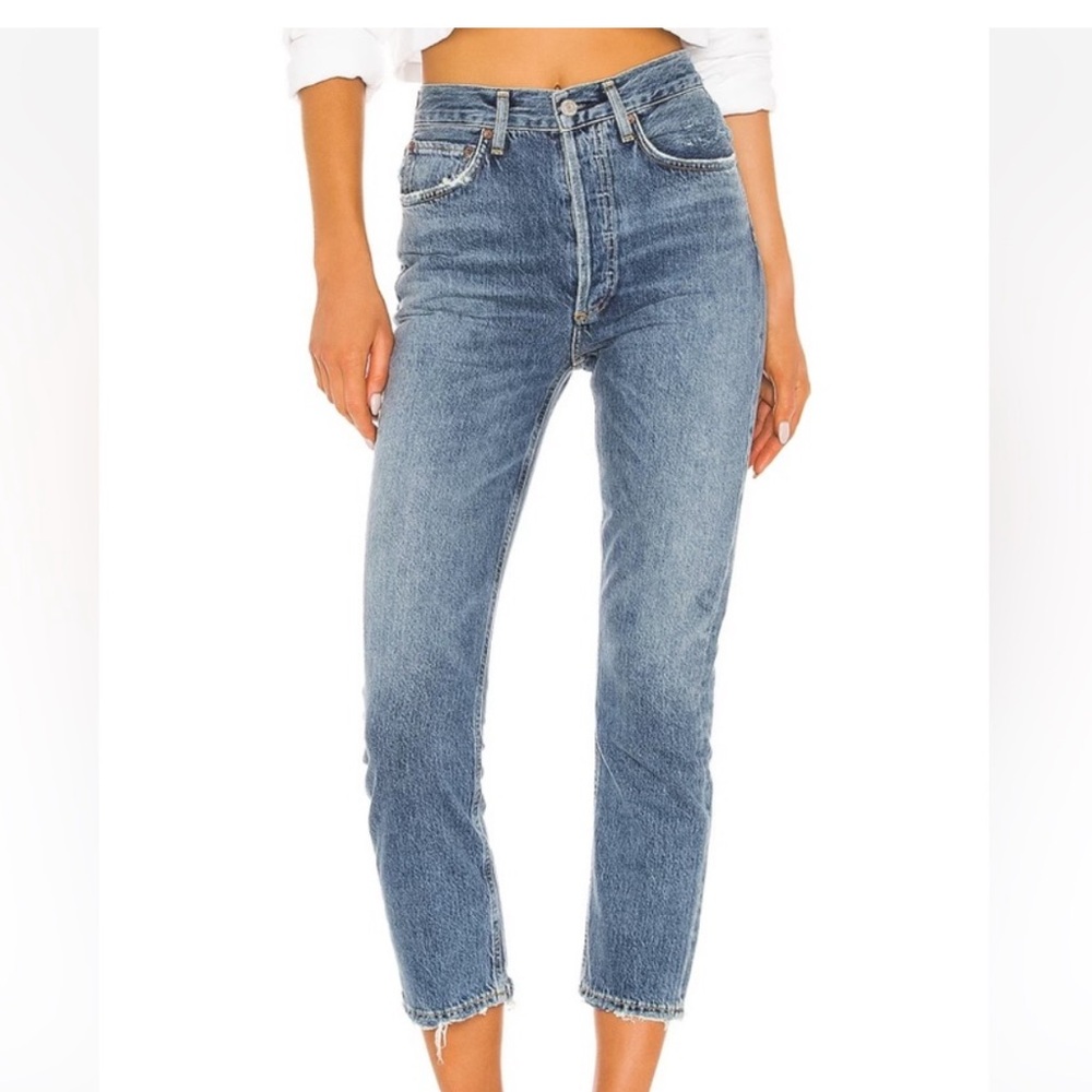 Agolde Riley High Rise Jeans Size 25 - Picture 15 of 16